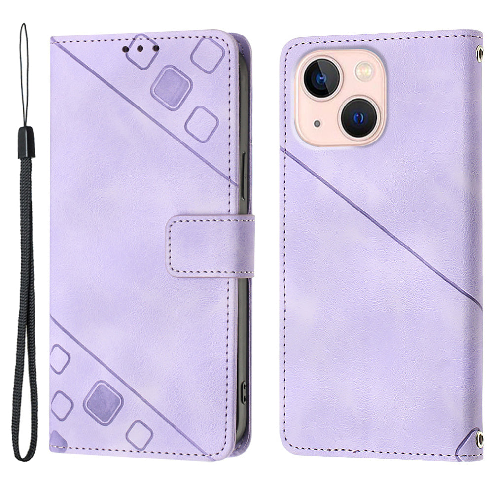PT005 YB Imprinting Series-6 Protective Shell for iPhone 13 mini 5.4 inch Skin Touch Leather Wallet Case with Stand - Red PT005 YB Imprinting Series-6 Protective Shell for iPhone 13 mini 5.4 inch Skin Touch Leather Wallet Case with Stand - Red